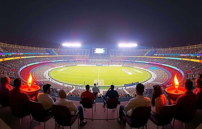 Top Striker2024 Diwali Event Top Striker2024 Diwali special event with illuminated stadium and festive celebrations